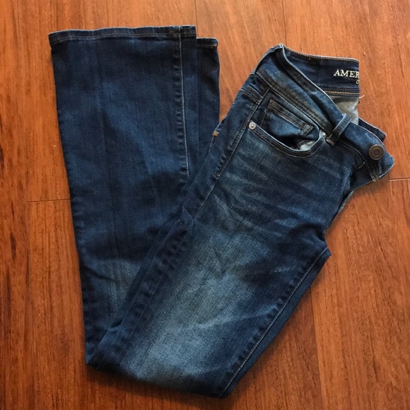 American Eagle Kick Boot Jeans 00S - Picture 2 of 8